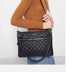 MZ Wallace Crosby Crossbody in Black